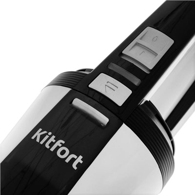 Пылесос Kitfort КТ-529, ручной, 40 Вт, 550/150 мл, беспроводной, чёрно-белый