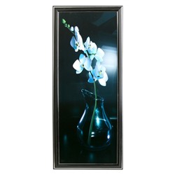 Картина "Орхидея в прозрачной вазе"   23х53см