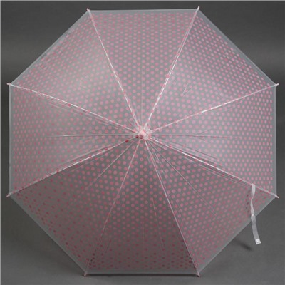 Зонт - трость полуавтоматический «Люсинда», 8 спиц, R = 46 см, цвет МИКС