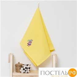 Полотенце детское Доляна Бегомотик, цвет солнечный 40х70 см, 100% хлопок, 150 г/м²