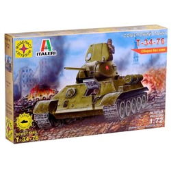 Сборная модель «Советский танк Т-34-76» (1:72)