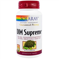 Solaray, DIM Supreme, 60 вегетарианских капсул