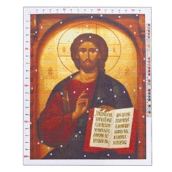 Канва для вышивания с рисунком «Иисус», 47 х 39 см