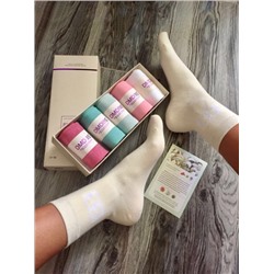 Антибактериальные носки дезодорированные набор из 6 пар в коробке
