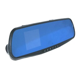 Автомобильный видеорегистратор зеркало MEGA L6000 (черный)