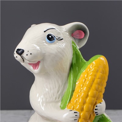 Копилка "Мышь с кукурузой "