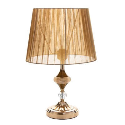 Настольная лампа Аурелия E27 40Вт золото 29х29х49,5 см