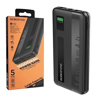 Портативный аккумулятор BOROFONE BT32 10000 mAh (черный)