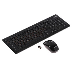 Комплект клавиатура и мышь Dialog KMROP-4010U, беспроводной, мембранный,1600 dpi,USB,черный