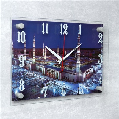 Часы настенные, серия: Город, "Мекка", 25х35  см, микс