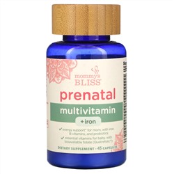 Mommy's Bliss, Prenatal Multivitamin + Iron , 45 Capsules
