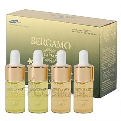 Bergamo Caviar High Potency Vitamin Ampoule Сыворотка ампульная с экстрактом икры для витаминизации кожи, 13 мл *4