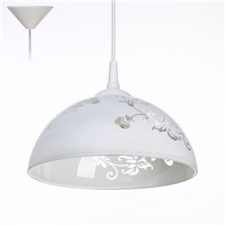 Светильник Ладера "Рочелл" 1 лампа E27 40Вт белый  д.350