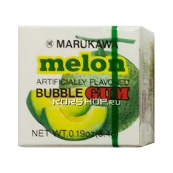 Жевательная резинка Marukawa (4 шарика) со вкусом дыни, Япония, 5,4 г