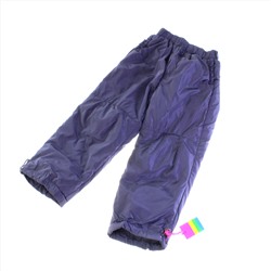 Рост 110-120. Утепленные детские штаны с подкладкой из полиэстера Federlix пурпурно-дымчатого цвета.
