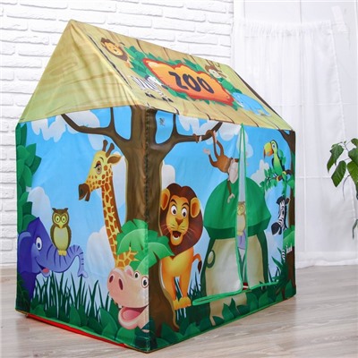 Детская игровая палатка «Зоопарк» 93×70×103 см