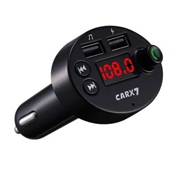 Автомобильный FM-трансмиттер - CARX7 Bluetooth (черный)