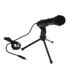 Микрофон RITMIX RDM-120, 3.5 мм, 30 дБ, 2,2 кОм, 1.8 м, черный