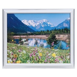 Картина "Озеро в Альпах" 20х25(23х28) см