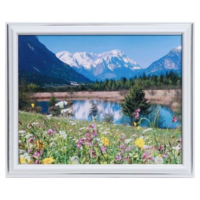 Картина "Озеро в Альпах" 20х25(23х28) см