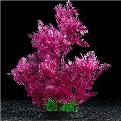 Растение искусственное аквариумное, 28 см, фиолетовое