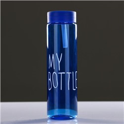 Бутылка для воды "My bottle" , 400 мл, 20 х 6 см, микс