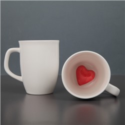 Чашка "Европа", с фигуркой сердце, 0,3 л