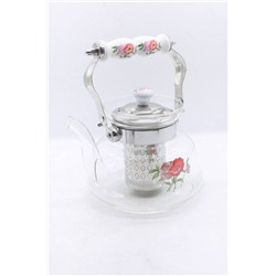 Заварочный чайник с металлическим стаканчиком (1 л.) арт. 431157