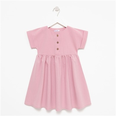 Платье для девочки MINAKU: Cotton Collection цвет сиреневый, рост 98