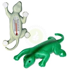 Термометр оконный на присосках Котик,ящерица 15*10см пакет