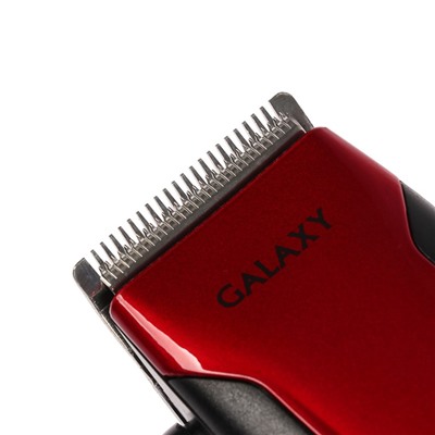 Машинка для стрижки Galaxy GL 4101, 15 Вт, 220 В, 4 насадки, лезвия из нерж. стали