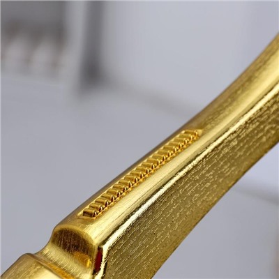 Вешалка-плечики для одежды, размер 42-44, цвет золотой
