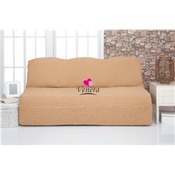 Чехол на трехместный диван без подлокотников песочный 230, Характеристики