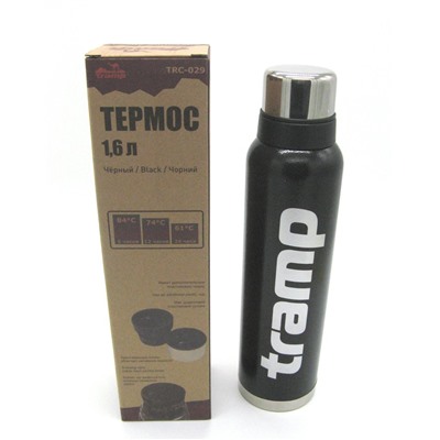 Термос 1,6 л. Tramp TRC-029 (черный)