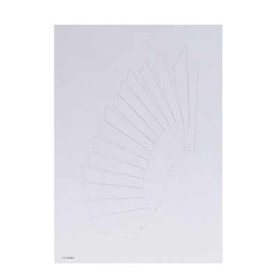 UNICON Полигональный констурктор, 6 листов, птица