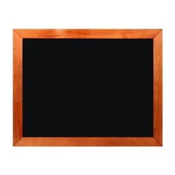 Доска магнитно-меловая, 45 х 60 см, чёрная, Calligrata, в деревянном профиле, морилка темная