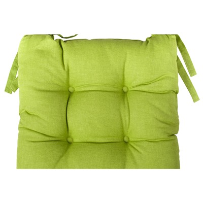 Подушка для мебели на табурет Цвет эмоций 40*40см, арт. 1673 с завязками