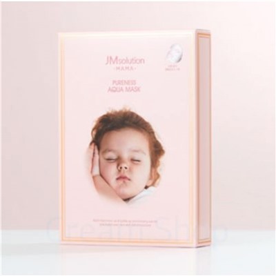 JMsolution Гипоалергенная увлажняющая тканевая маска MAMA Pureness Aqua, 30 мл