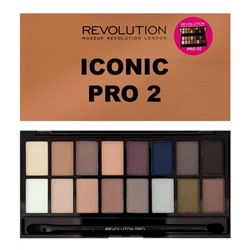 Тени для век Makeup Revolution Iconic Pro 2 16 цветов