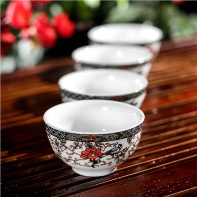 Набор для чайной церемонии «Цветение», 5 предметов: чайник 200 мл, чашка 30 мл