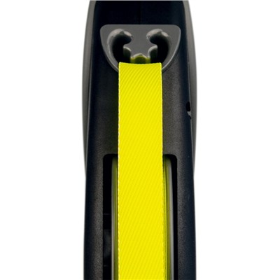 Рулетка Flexi  Giant Neon L (до 50 кг) со светоотражающим ремнем, 8 м