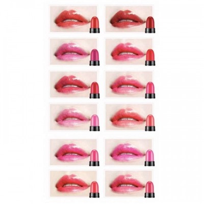 Bioaqua Charm Lipstick Sample Kit Набор мини помад, 12 шт