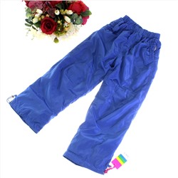 Рост 118-122. Утепленные детские штаны с подкладкой из войлока Federlix цвета синего кобальта.