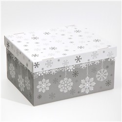 Складная коробка «Let it snow», 31,2 х 25,6 х 16,1 см