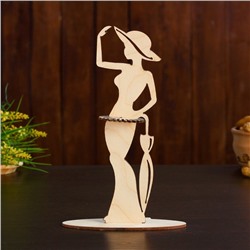 Салфетница «Дама в шляпе», 13×6,5×21 см