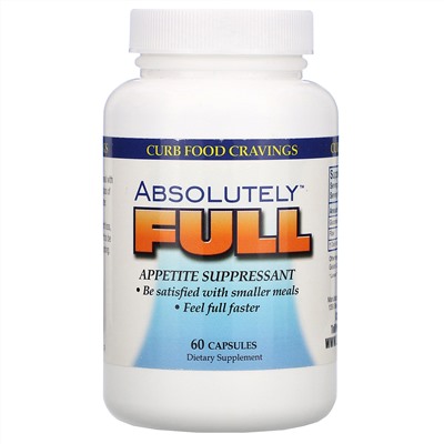 Absolute Nutrition, Absolutely Full, Appetite Suppressant, 60 Capsules