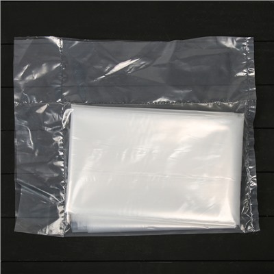 Плёнка полиэтиленовая, толщина 150 мкм, 3 × 5 м, рукав (1,5 м × 2), прозрачная, 1 сорт, ГОСТ 10354-82