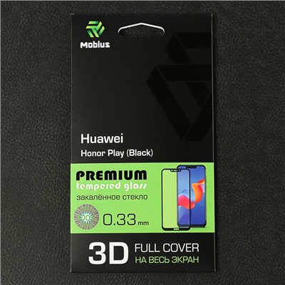 Защитное стекло Mobius для Huawei Honor Play 3D Full Cover, черное