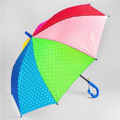 Зонт детский "Горошек", r= 50 см, длина трости: 67 см