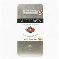 Bucheron Молочный шоколад с фисташками в жестяной коробке, Т60 х 100 г, шт (Bucheron) арт. 812370